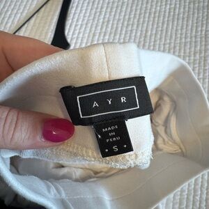 AYR Cream Track Pants